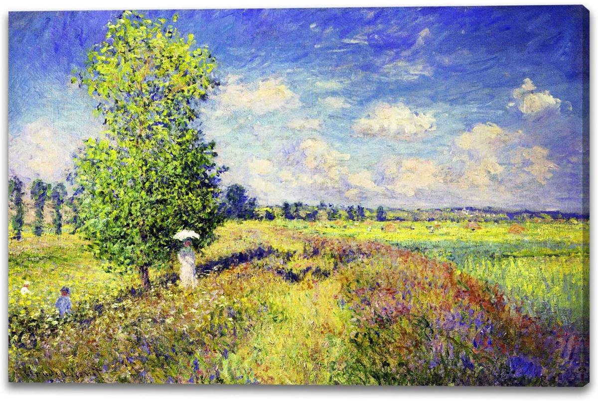 [Reproduction] Art Panel Art Poster Canvas Painting Canvas Painting Art Wall Hanging Claude Monet Poppy Field Claude Monet 30x40cm, Artwork, Painting, others
