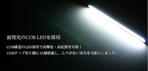 LEDバーライト スリムタイプ アンバー (2枚/1セット) 面発光のCOB LED採用 厚さ6mm DAY-T13A　BREEZY NANIYA_画像2