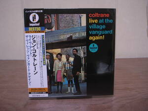 訳あり 開封品 CD 紙ジャケット ジョン・コルトレーン ライヴ・アット・ザ・ヴィレッジ・ヴァンガード・アゲイン! 紙ジャケ