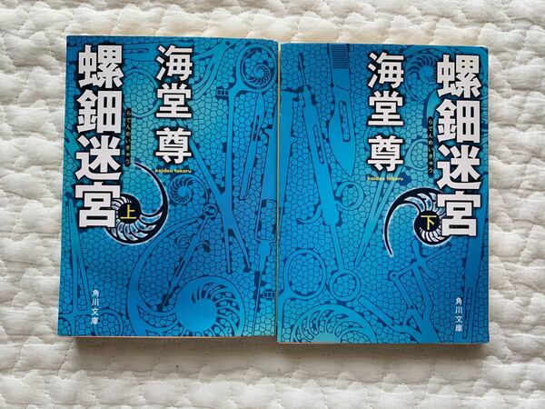 【値下げしました】螺細迷宮　上下セット　海堂尊