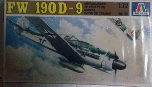 イタレリ/1/72/FW-190 D-9/ドイツ空軍戦闘機フォッケウルフFw-190 D-9/未開封未組立品