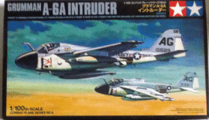 タミヤ/1/100/アメリカ海軍グラマンA-6Aイントルーダー艦上攻撃機/未組立品