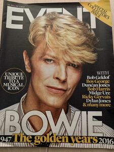 David Bowie/ EVENT誌　メモリアルイシュー