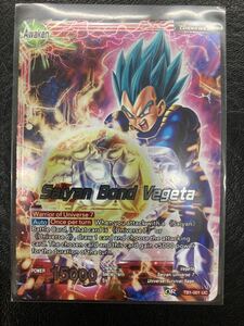 ドラゴンボール超 カードゲーム 海外 英語版 TB1 UC ベジータ Saiyan Bond Foil 両面カード