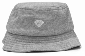 USA正規品 【S/M】 Diamond Supply Co. ダイヤモンドサプライ BUCKET HAT バケットハット グレー 刺繍ロゴ LA ストリート