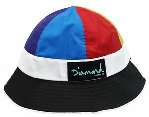 限定コラボ Diamond Supply Co. ダイヤモンドサプライ × Dee&Ricky ディーアンドリッキー バケットハット Colorfull レインボーカラー