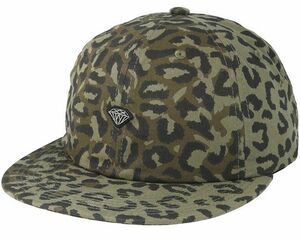 USA正規品 ダイヤモンドサプライ Diamond Supply Co. ストラップバック キャップ 帽子 Cheetah チーター柄 ブリリアントロゴ LA ストリート