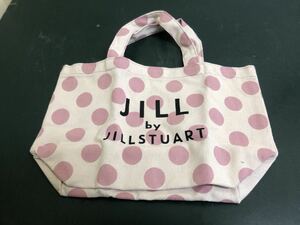 N JILL by JILLSTUART ジルバイジルスチュアート　ミニトートバッグ　カバン　水玉　縦20.5cm 横33.5cm