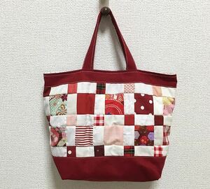 ハンドメイド　トートバッグ★パッチワーク 9