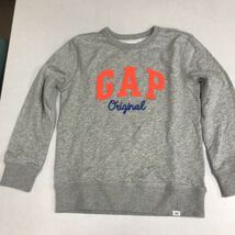 ■即決ですよ■ＧＡＰ■新品■140■ロゴ■トレーナー■完売品■グレー■2-1_画像1