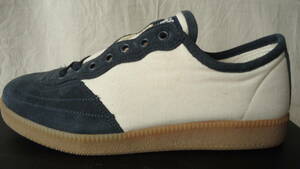 alife EVERYBODY LOW VOLLEY CANVAS/SUEDE 紺/生成り US8.5 , 26.5cm 40%off エーライフ NYC SB スニーカー 匿名配送 ゆうパック