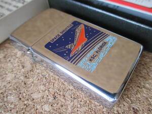 ZIPPO 『Space Shuttle KSC.FLORIDA スペースシャトル ケネディー宇宙センター』1980年製造 オイルライター ジッポ－ 廃版激レア 未使用品