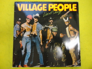 Village People Live And Sleazy 見開きジャケット仕様 オリジナル原盤 2枚組 名作ディスコ Y.M.C.A. / Macho Man / In The Navy 