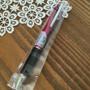 MITSUBISHI ジェットストリーム 日本製 ボールペン 赤青黒 送料120円　　ピンク