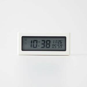 ☆注目！新品未開封 無印良品 デジタルタイマー時計 ホワイト／型番：ＤＫＣ‐５２(^。^)y-.。o○ 