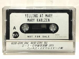 激レア 倉庫出 1995 Mary Karlzen / Yelling At Mary メアリー カールゼン 2nd アルバム Original Japan Promo East West Atlantic 絶版