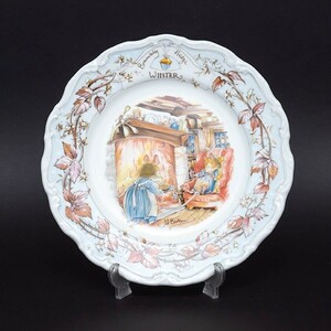  Royal * dollar ton Blanc b Lee hedge four season ( winter ) 20cm plate 