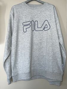 FILA トレーナー　グレー　新品タグ付き　LL フィラ