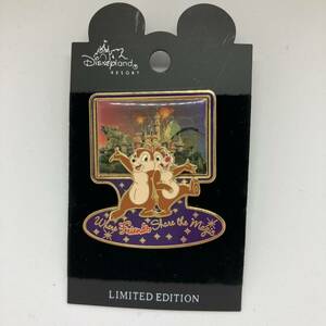 ♪♪ 29 DLR Disneyland アメリカ ピンバッジ シェアマジック チップ & デール Where Friends Share the Magic Chip & Dale 2500個 3D