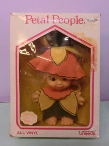 Petal People UNEEDA ビンテージ人形 お花の妖精 Vintage 昭和レトロ ソフビ 水仙 検キューピー リッドルキッドル ローズペタルプレイス