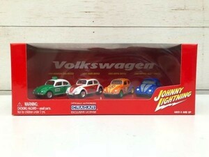 レア！ 4CAR BOX SET ジョニーライトニング フォルクスワーゲン JOHNNY LIGHTNING VW ワーゲン ヒッピー　ドラッグ　CRAGAR / Aセット