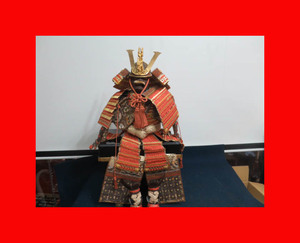 Art hand Auction : [Doll Museum] Armor Decoration E-132 May Dolls, Warrior Dolls, General Decorations. Maki-e 5, season, Annual Events, Children's Day, May Dolls