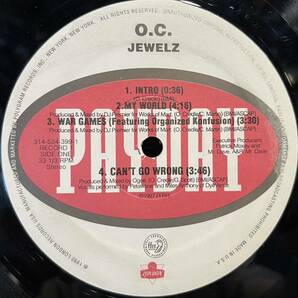 【USオリジ盤/Hiphop/盤質(VG+)/2LP】O.C. Jewelz / 試聴検品済の画像2