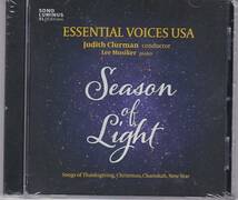 ★CD Season of Light 感謝祭、クリスマス、ハヌカ祭、新年のための歌集/合唱曲集 エッセンシャル・ヴォイシズUSA.リー・ムジカー_画像1