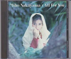 ★CD All For You オール・フォー・ユー 全9曲収録 *中山美穂