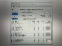 日立 2.5インチHDD 250GB CrystalDiskInfo【正常】HTS545025B9A300 ［使用時間1863時間］HITACHI ノートパソコン用 SATA_画像3