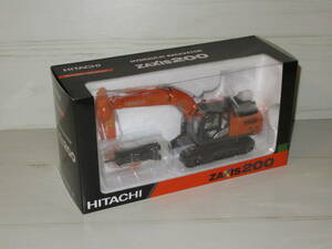 匿名送料無料 ★日立建機 HITACHI 【 ZAXIS200 ブレーカー付 】スケールモデル☆1/50 未使用品 即決！ 建機ミニチュア ダイキャストモデル