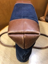 希少 70s L.L.Bean ビンテージ トート バッグ エルエルビーン レザーハンドル キャンバス ネイビー R30423_画像10