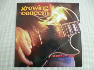Growing Concern / Season Of War■限定クリアーヴィニール盤 イタリアンハードコア uniform choice chain of strength youth of today