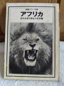 中古 本 教養カラー文庫 アフリカ 追いつめられた野生の大陸 田中正常の野生の世界 ４ 昭和51年 初版 カバーなし カラー写真 