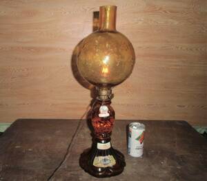 改 ◆え-201　ボトル ライト　時代物　ランプ　電気で光る 照明　レトロ　インテリア　CHIANTI Giunti 1968 果実酒 古いお品