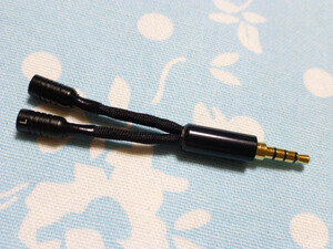 A2DC (メス) → T60RP PM-3 HiFiMAN DEVA 変換ケーブル MOGAMI 2944 短め (MDR-1A、M1ST対応可能)