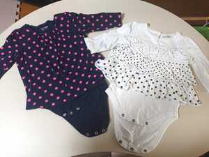 BabyGap baby Gap 6-12m 70cm оборка детский комбинезон полька-дот боди 2 шт. комплект девочка детская одежда 