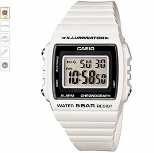 Casio Watch Standard W-215H-7AJF White