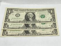 アメリカ ドル紙幣 USドル 連番_画像2