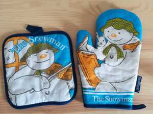 The Snowman スノーマン 鍋つかみと鍋敷き オーブンミトン