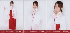 AKB48 込山榛香 2019 福袋 封入 生写真 3種コンプ