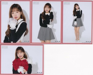 IZ*ONE チョ・ユリ Checkered Ver . 生写真 4種コンプ