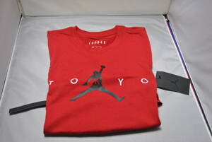 ジョーダン JORDAN TOKYO nike ナイキ 東京 Tシャツ 送料198円 Lサイズ 赤 新品 タグ付き 正規店購入品