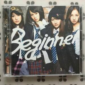 CD AKB48「Beginner」(Type-A) (DVD付)生写真、広告付き