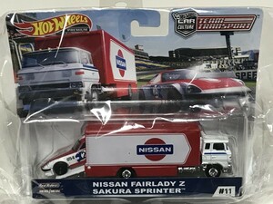 ☆ホットウィール 日産 フェアレディZ & サクラ・スプリンター メタルダイキャストカー 2点セット ニッサン ミニカー マテル♪☆