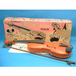  Disney ji minnie Pinocchio violin RELIABLE PLASTICS company ( Canada * Toronto ) plastic Vintage 