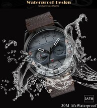 新品 新作 腕時計 メンズ腕時計 アナログ クォーツ式 クロノグラフ ビジネスウォッチ 豪華 高級 人気 ルミナス 防水★UTF07-03★_画像4