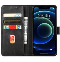 iphone12pro Max 手帳型 黒色 ベルト付き マグネットベルト アイフォン カバ iphoneケース カード収納 定期券 カード スマホカバー_画像4