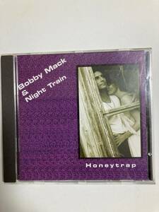 【ブルース/ ブルースロック】ボビー・マック（Bobby Mack) ＆ Night Train　「Honeytrap」(レア)中古CD、オランダオリジナル初盤、BL-621