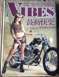 2002 7月 Vol.105 VIBES(バイブズ) 表紙モデル：水原たま　ハーレーダビッドソン ライフ マガジン 古雑誌/ピンナップカレンダー無